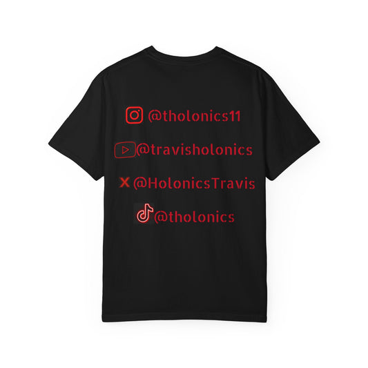 Get up, let’s go It’s GAMEDAY T-shirt - Travis Holonics - Glitter Red
