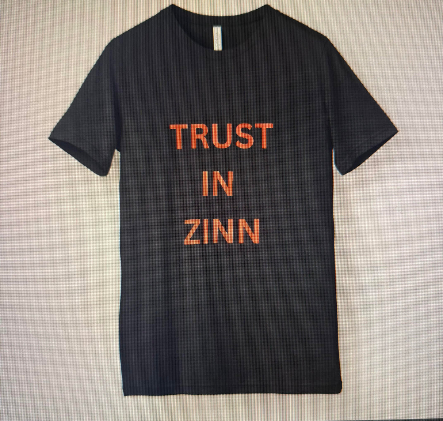Trust In Zinn - Matte (flat) red short sleeve t-shirt